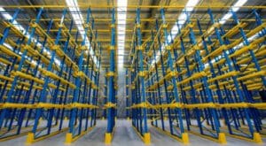 Drive in Pallet Racking, Warehouse, New Drive in Racking, UK, New Drive in Racking North, New Drive in Racking North West, New Drive in Racking North East, New Drive in Racking County Durham, Storage, Dexion P90, Drive In Racking