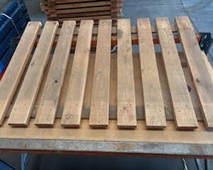 Used Open Boarded Timber Decking - Size Option 3